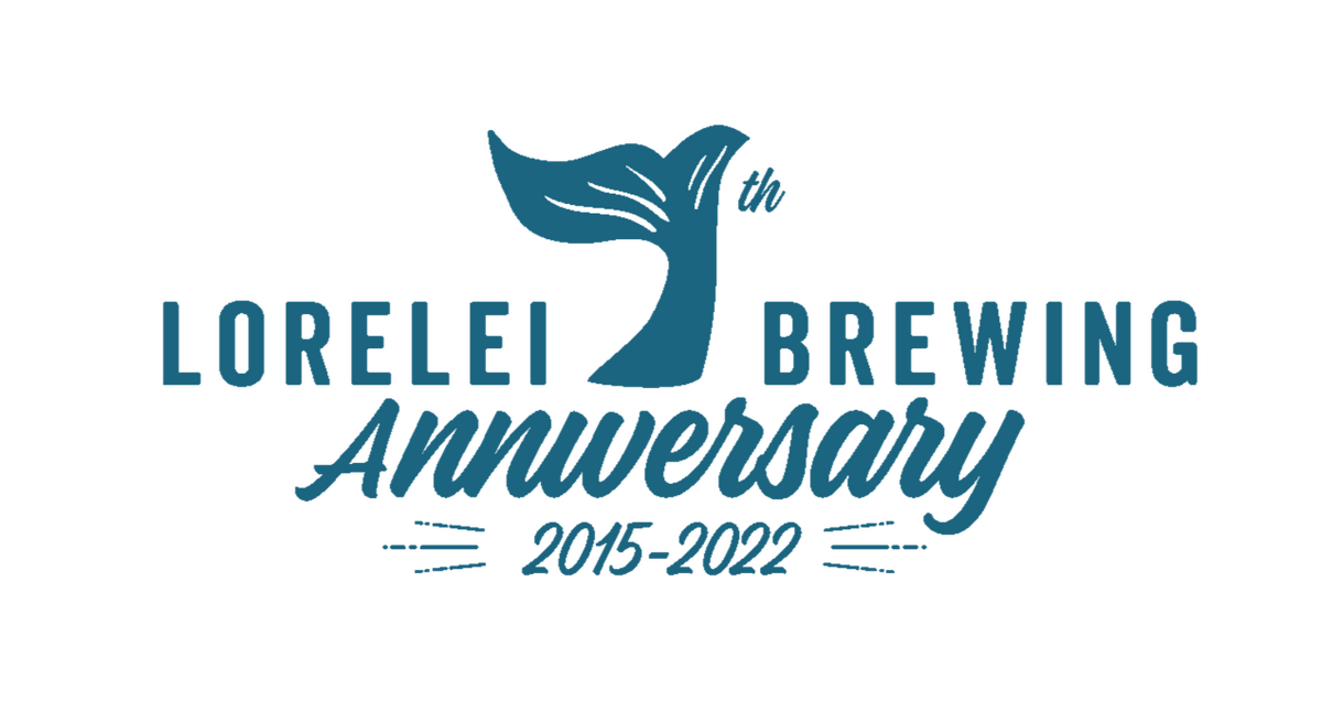 Lorelai Brewing Anniversary Logo